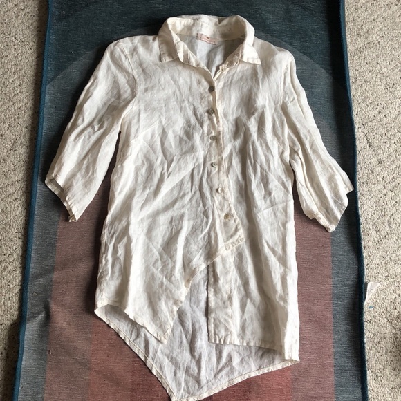 Lands Downunder Coastal Beach Linen Cardigan - Picture 5 of 13